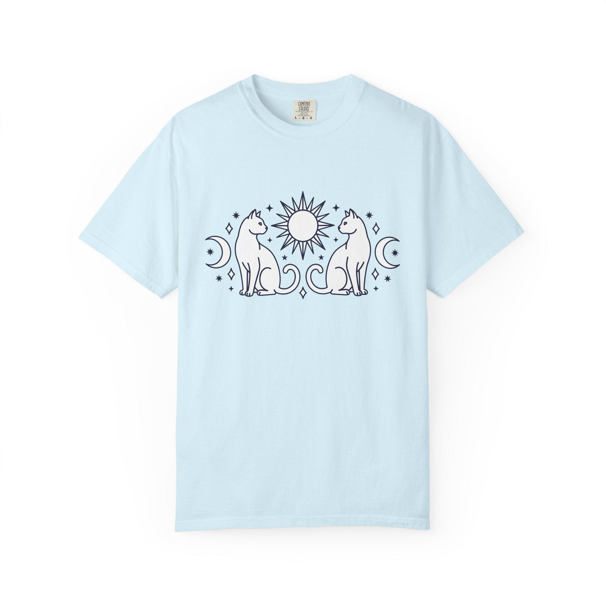 Magical Cats Shirt Cat Astrology Unisex Gift Outline Tee product image 2