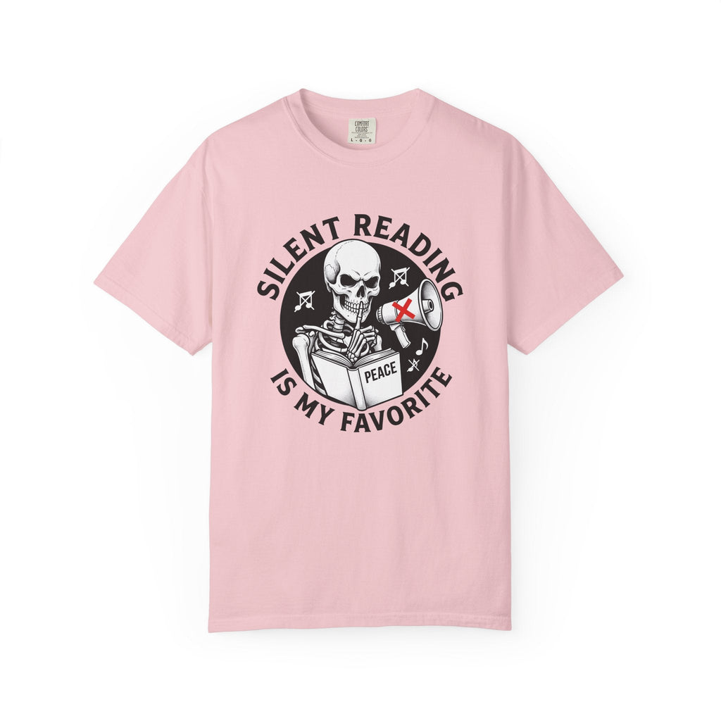 Skull Reading Book Ink T-Shirt – Dark Bookish Teacher product image 3