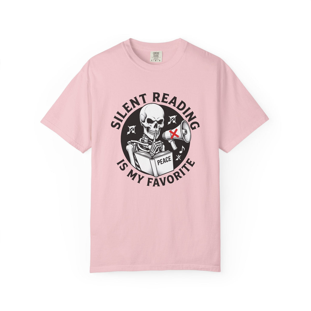 Skull Reading Book Ink T-Shirt – Dark Bookish Teacher product image 3