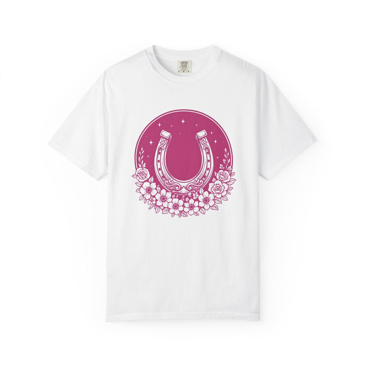 Floral Horseshoe Shirt Cowgirl Rodeo Gift for Women Hippie product image 1