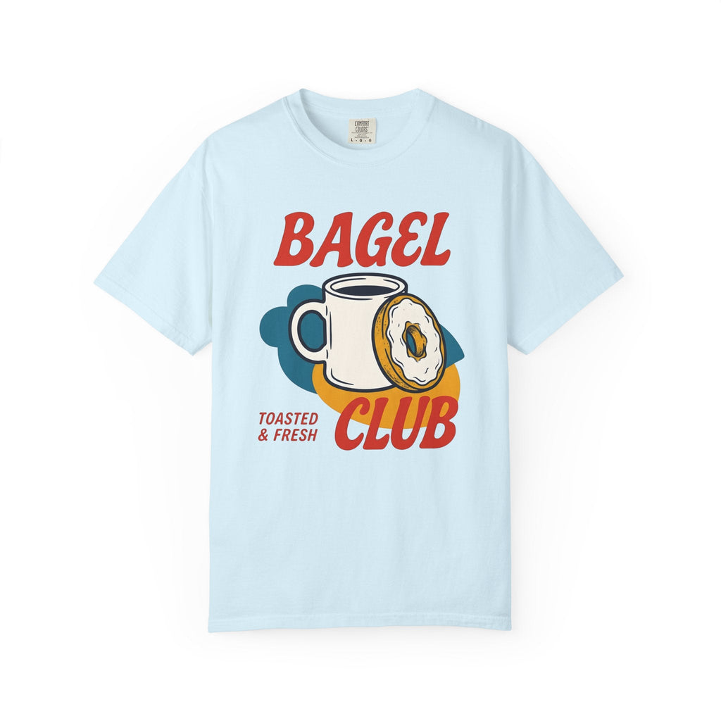 Espresso Mug Bagel Shirt Coffee Food Unisex Gift Hand Drawn Tee Bagel T-Shirt