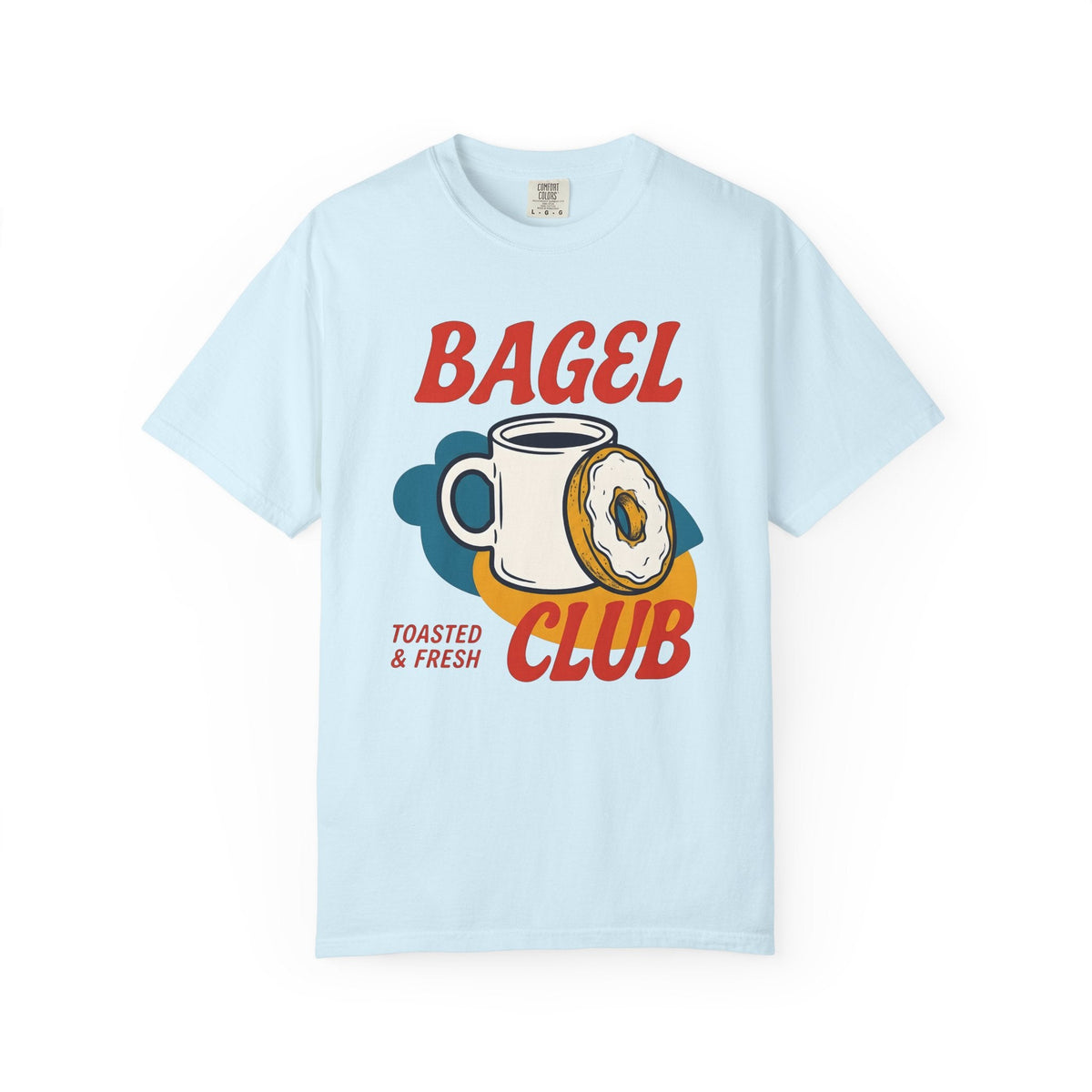 Espresso Mug Bagel Shirt Coffee Food Unisex Gift Hand Drawn Tee Bagel T-Shirt