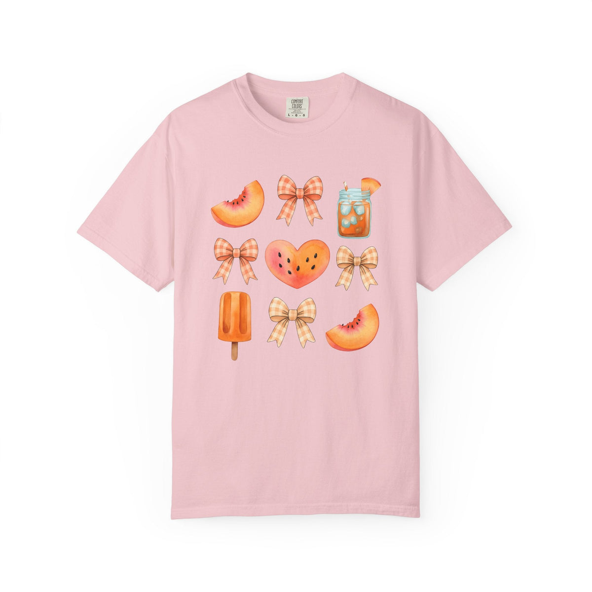 Peach Fruit Graphic Shirt Desserts Summer Unisex Gift product image 3