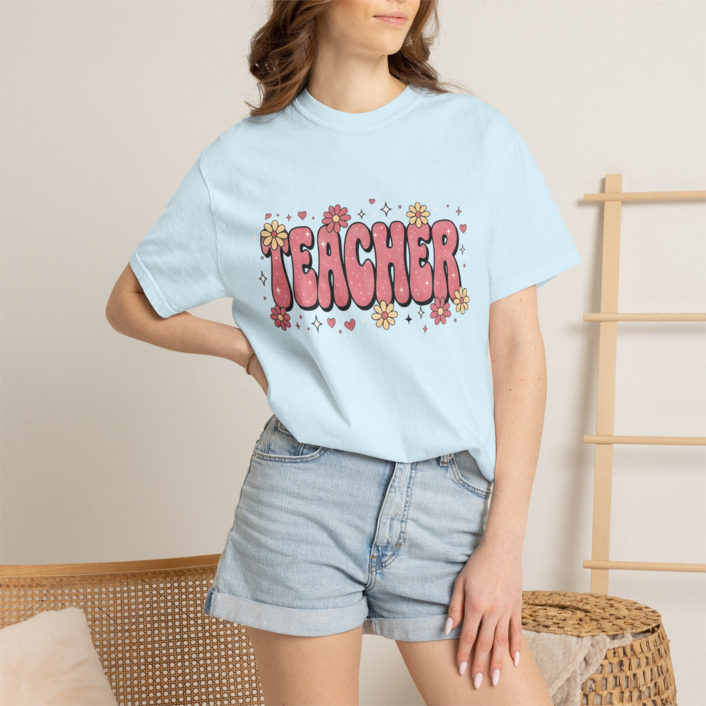 Funky Flowers Shirt Boho Chic School Unisex Gift Pop Art product image 9
