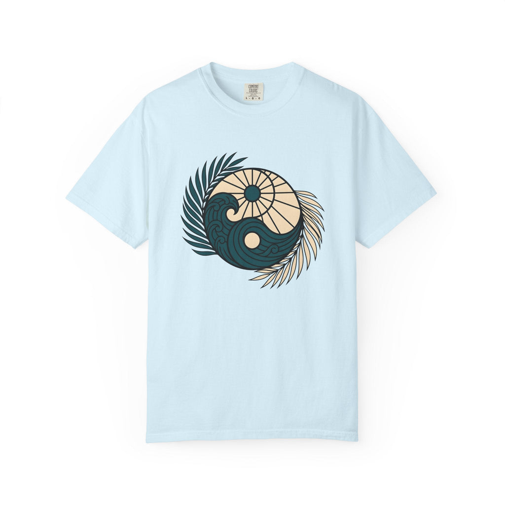 Ocean Sun Tree Shirt Sports Coastal Unisex Gift Rustic Tee product image 2