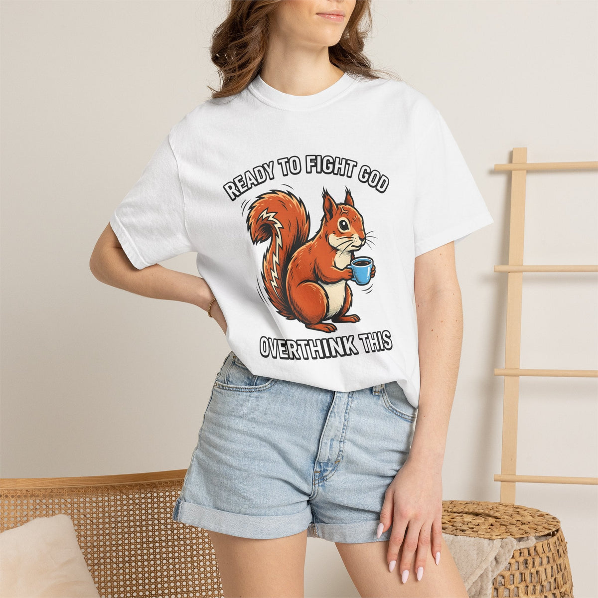 Squirrel Espresso Cup Shirt Coffee Fauna Unisex Gift Animated Tee Espresso Mug