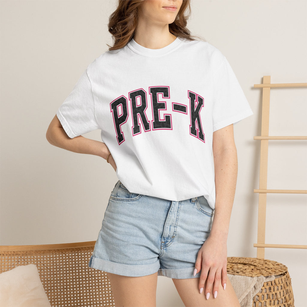 Leopard Varsity Letters Shirt Teachers Education Unisex product image 6