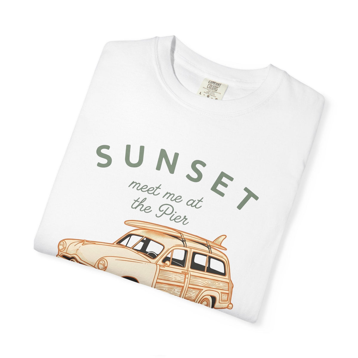 Vintage Surf Wagon Shirt Surfing Beach Unisex Gift Retro product image 5