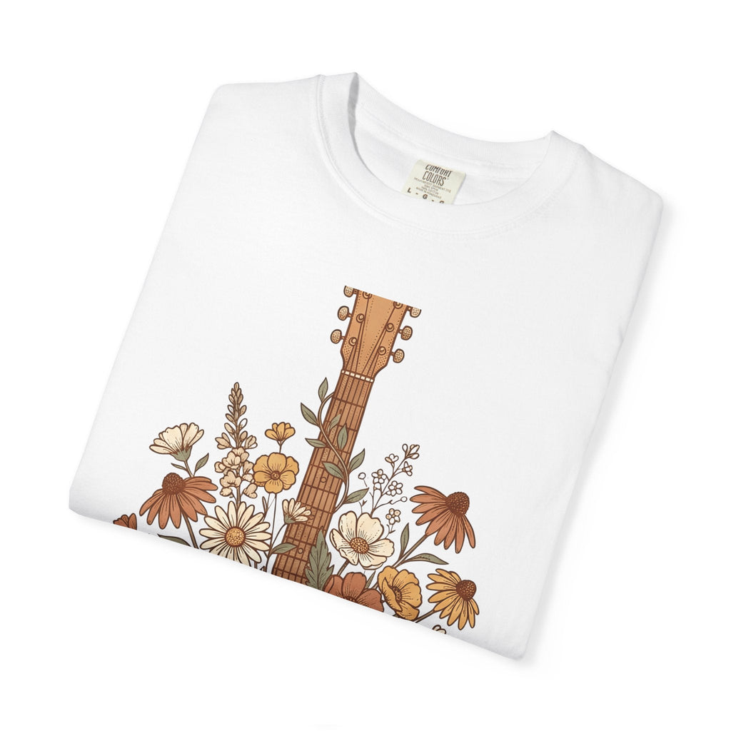 Floral Guitar Art Shirt Cowgirl Melody Gift Women Western product image 5