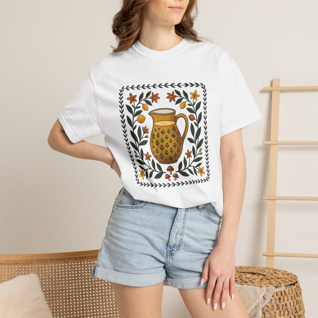 Classic Pitcher Shirt Coffee Bakeware Unisex Gift Primitive Tee Jug T-Shirt