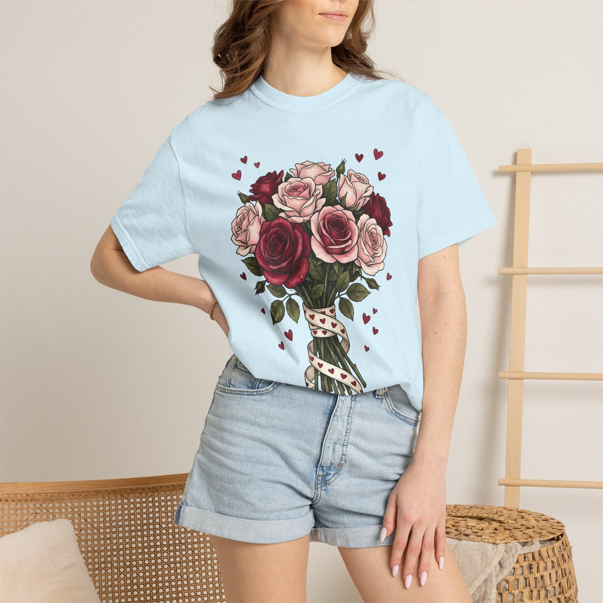 Flower Bouquet Shirt St. Valentines Day Blossoms Unisex product image 9