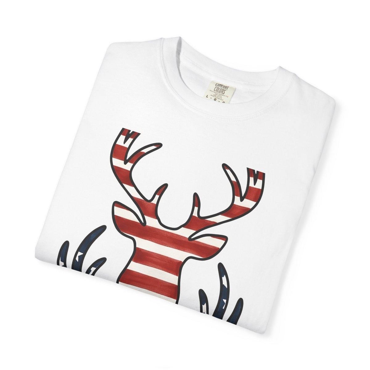 Buck Antlers Retro T-Shirt – Hunting Season Deer Outdoors product image 5
