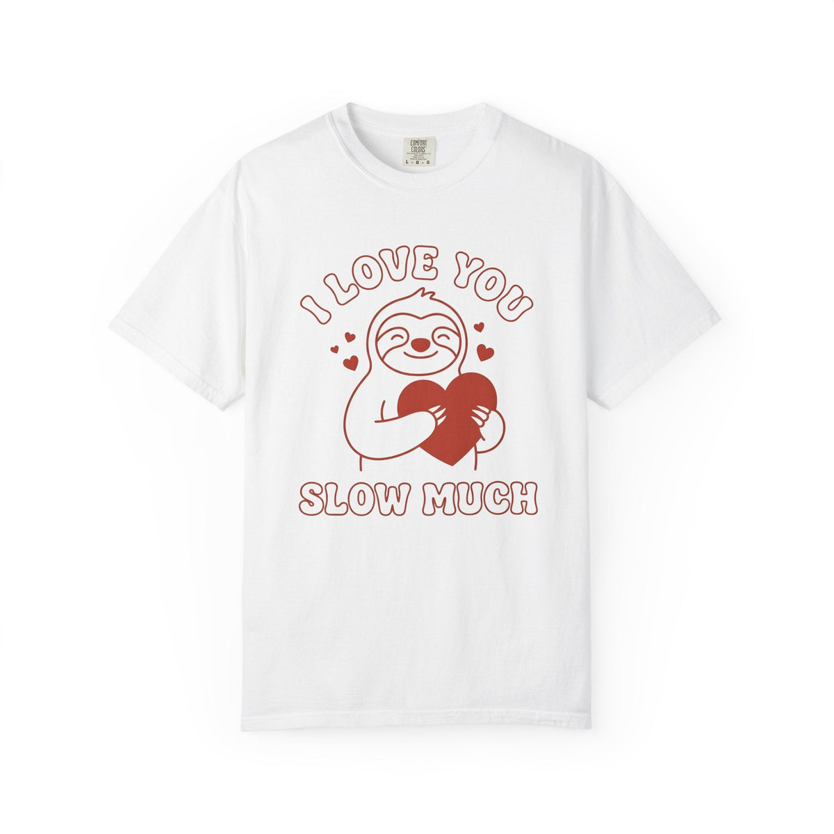 Sloth Heart Shirt St. Valentine's Day Animal Unisex Gift product image 1