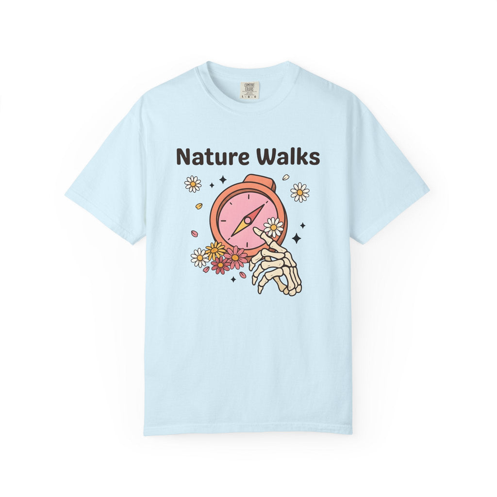 Compass Skeleton Hand Shirt Hiking Floral Unisex Gift product image 2