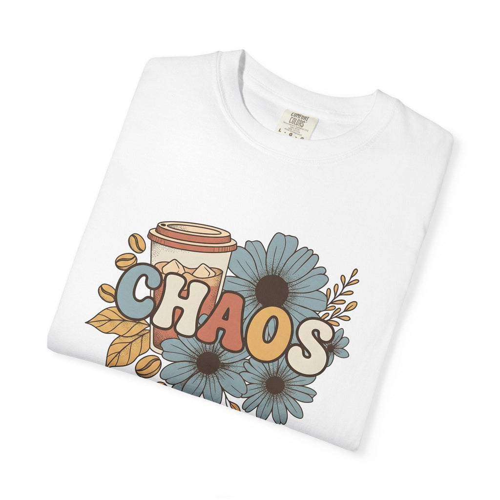 Coffee Cup Floral Shirt Mom Coffee Gift for Women Boho Tee Mug T-Shirt Mother