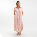 Faith Hope Love Ditsy Floral Print Dress