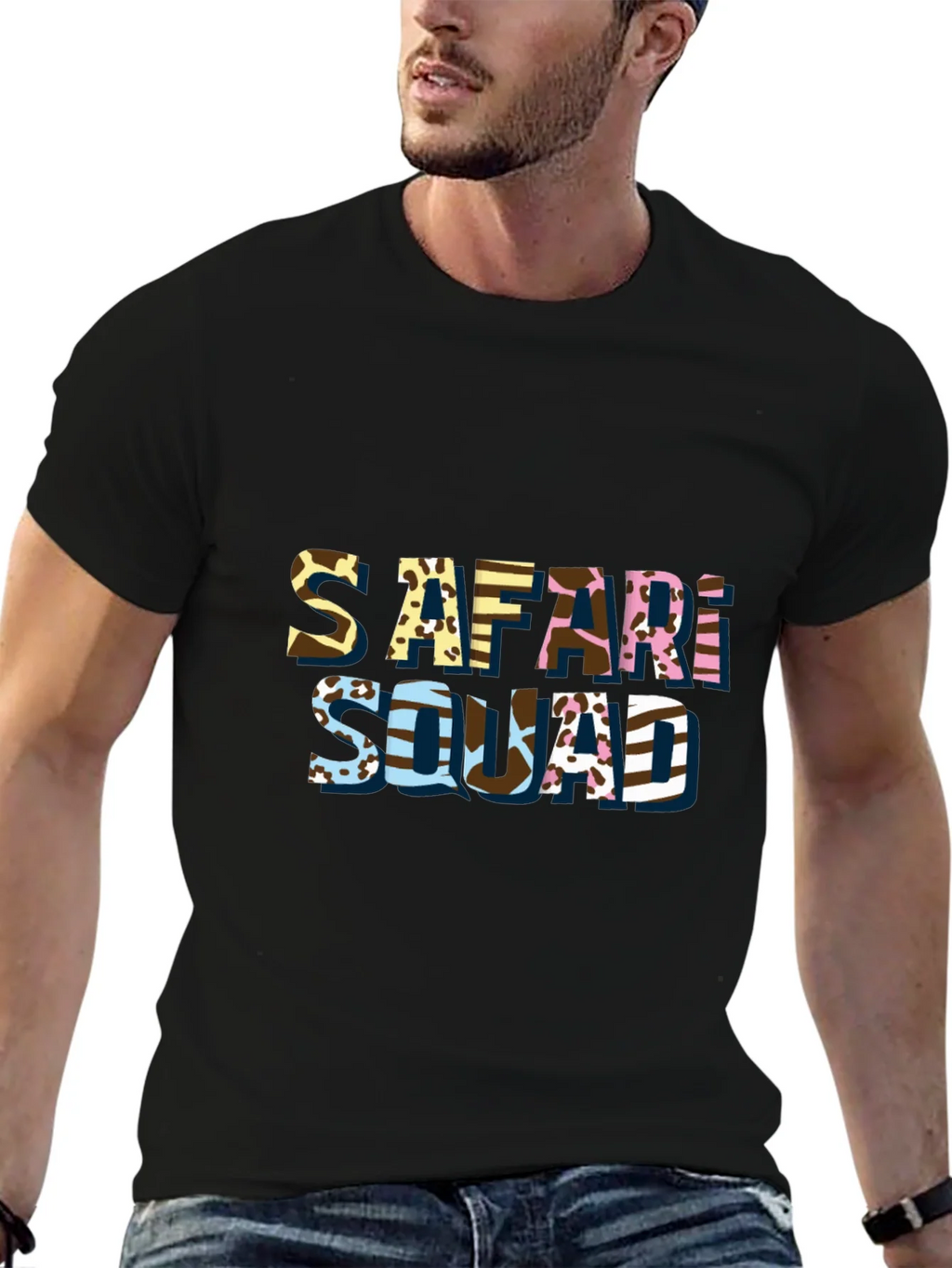 Safari Squad Graphic T-Shirt - Trendy Animal Print Tee product image 1