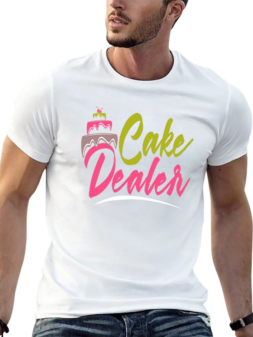 Cake Dealer Graphic T-Shirt - Funny Baker Tee product image 12