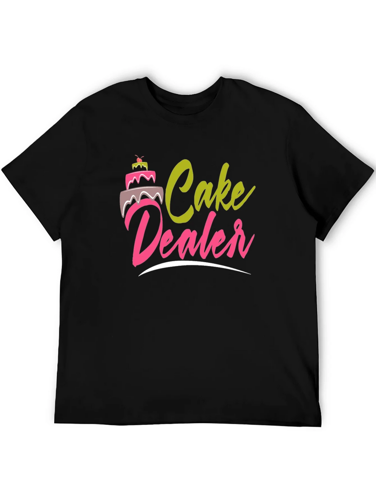 Cake Dealer Graphic T-Shirt - Funny Baker Tee product image 5