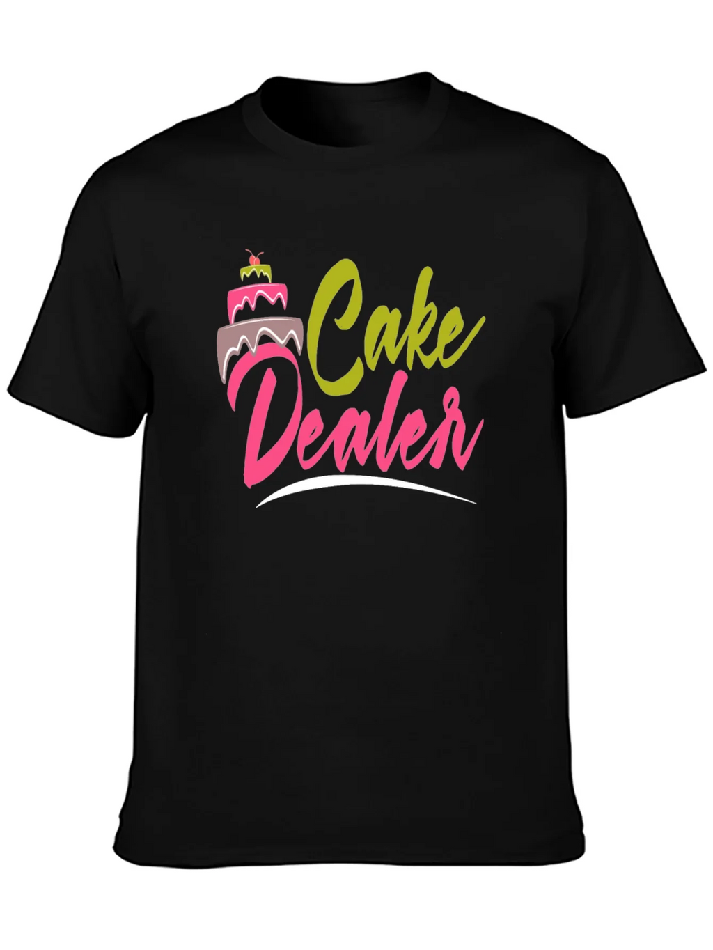 Cake Dealer Graphic T-Shirt - Funny Baker Tee product image 3
