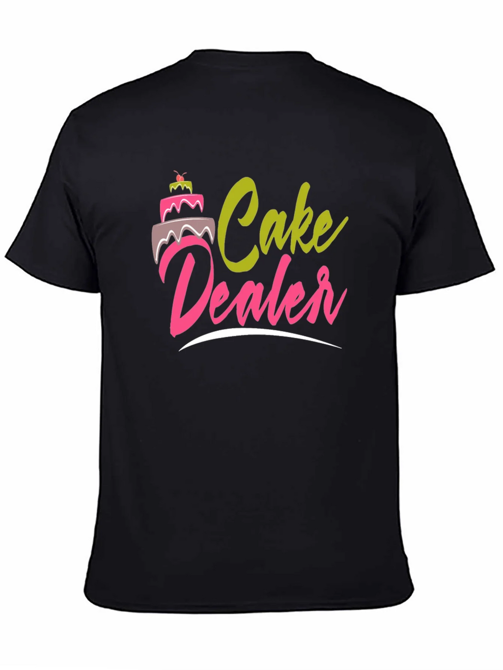 Cake Dealer Graphic T-Shirt - Funny Baker Tee product image 4