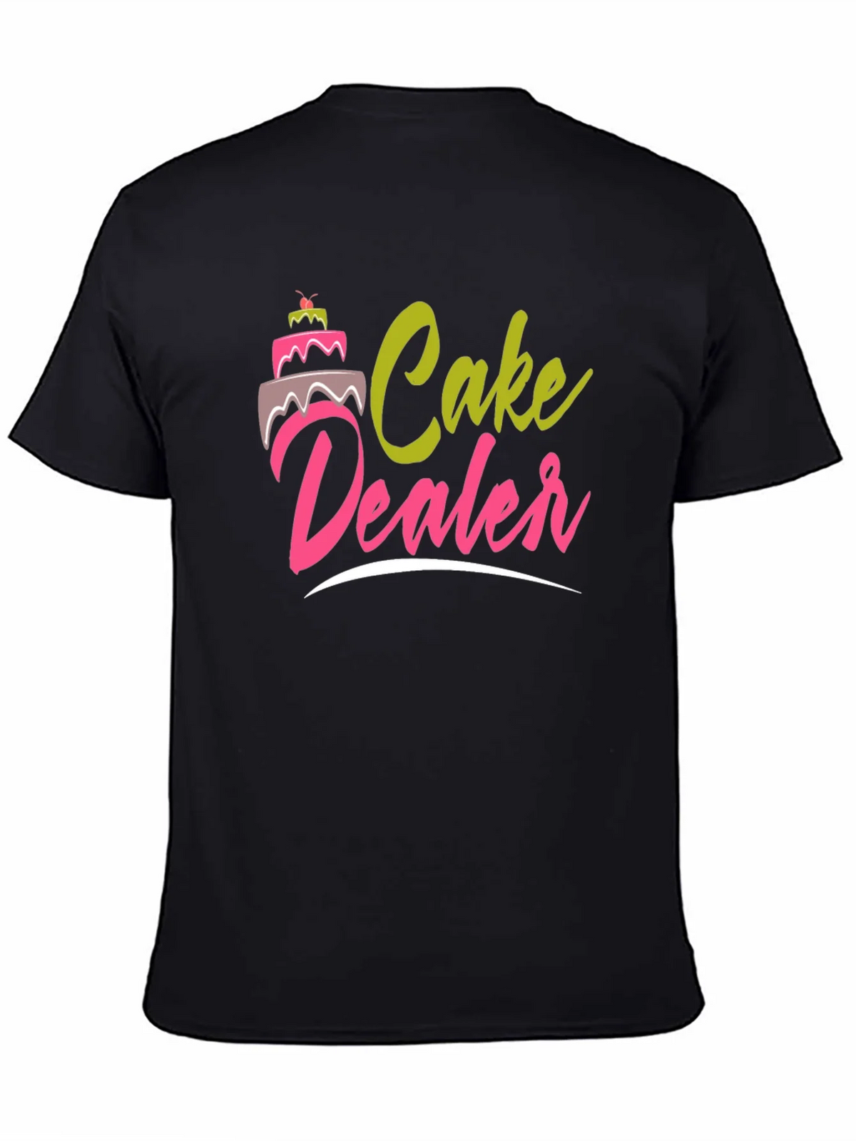 Cake Dealer Graphic T-Shirt - Funny Baker Tee product image 4
