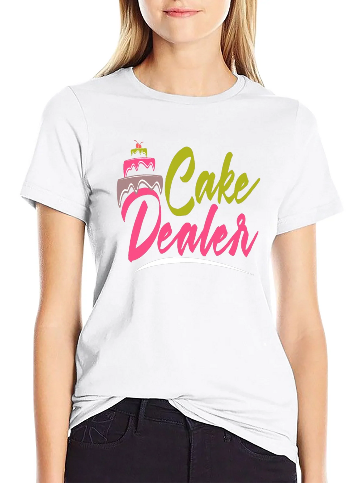Cake Dealer Graphic T-Shirt - Funny Baker Tee product image 8