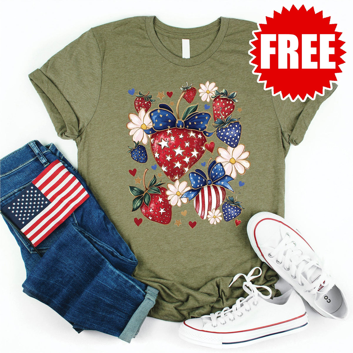 Strawberries Tee - 0