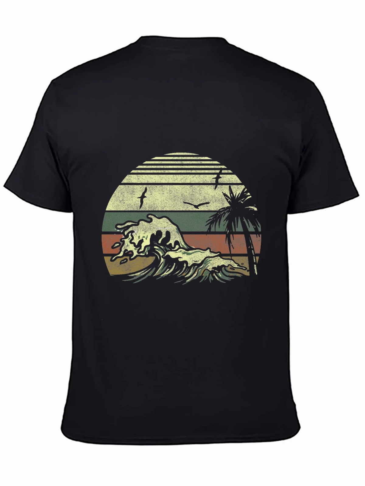 Retro Sunset Wave T-Shirt - Classic Design product image 4