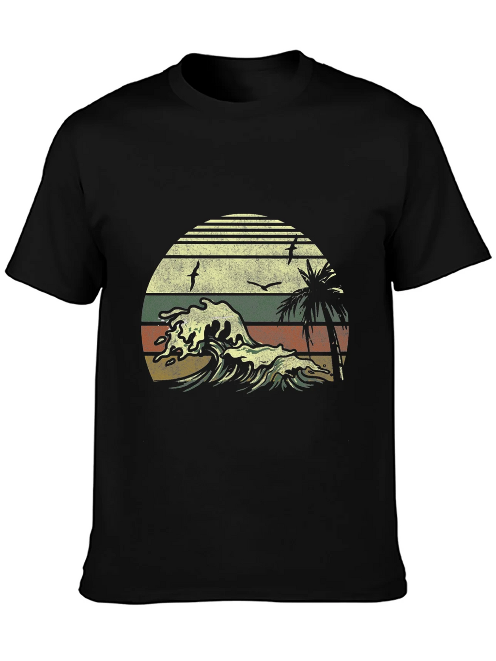 Retro Sunset Wave T-Shirt - Classic Design product image 3