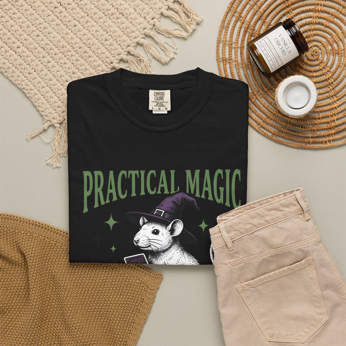 Sorcerer Mouse Shirt Halloween Magic Unisex Gift Old School product image 16