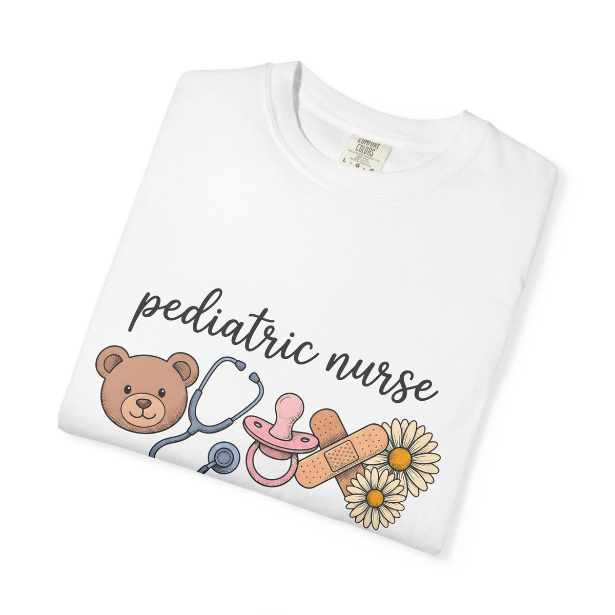 Teddy Bear Stethoscope Pacifier Shirt Nurse Care Unisex product image 5