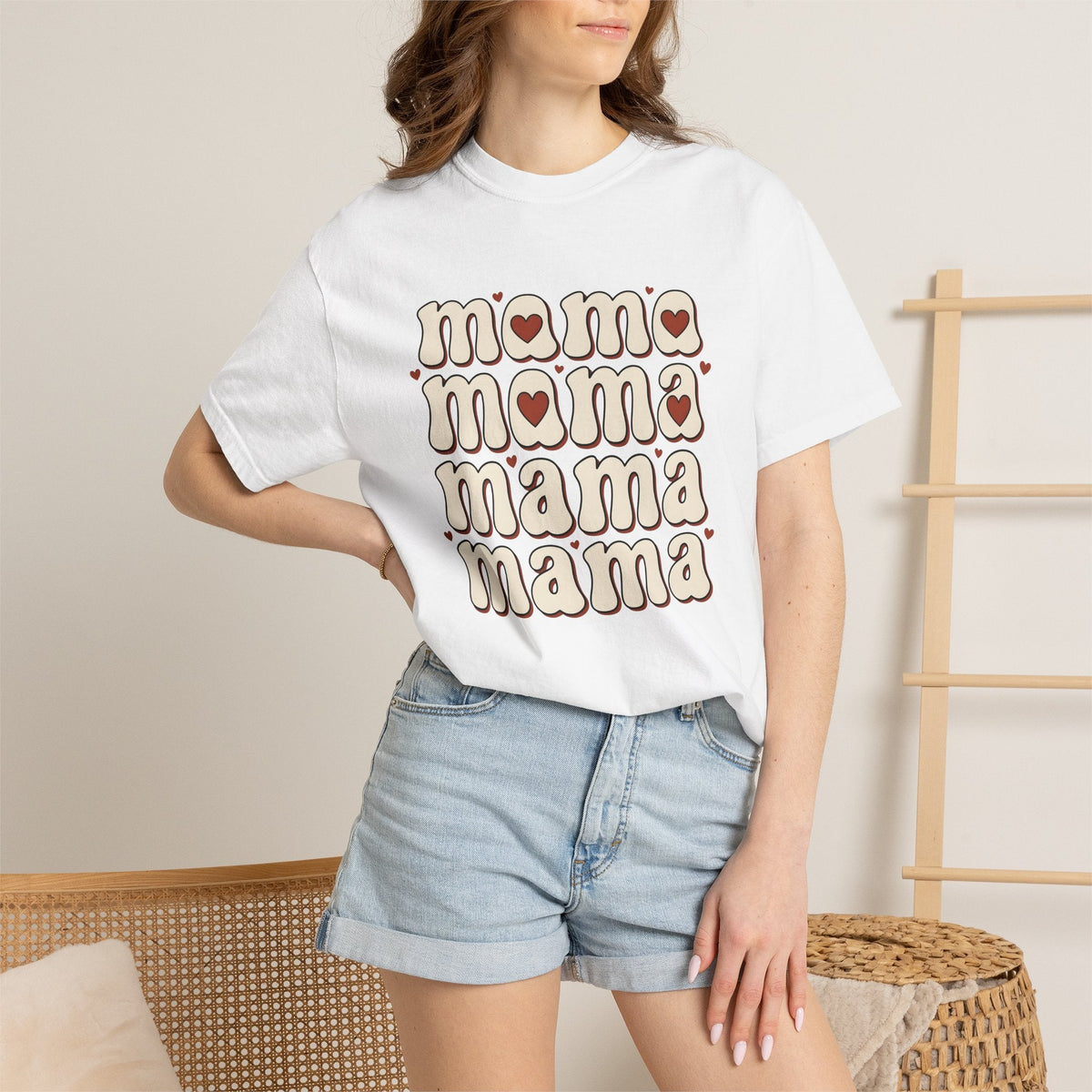 Old School Mom Text Shirt St. Valentine's Day Caregiver product image 6