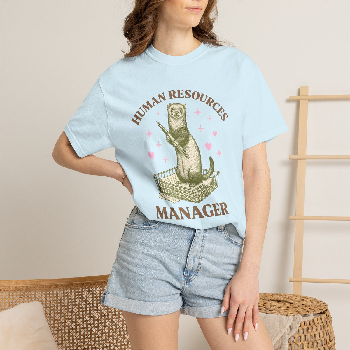 Ferret Enclosure Distressed T-Shirt – Funny Critter Pet product image 9