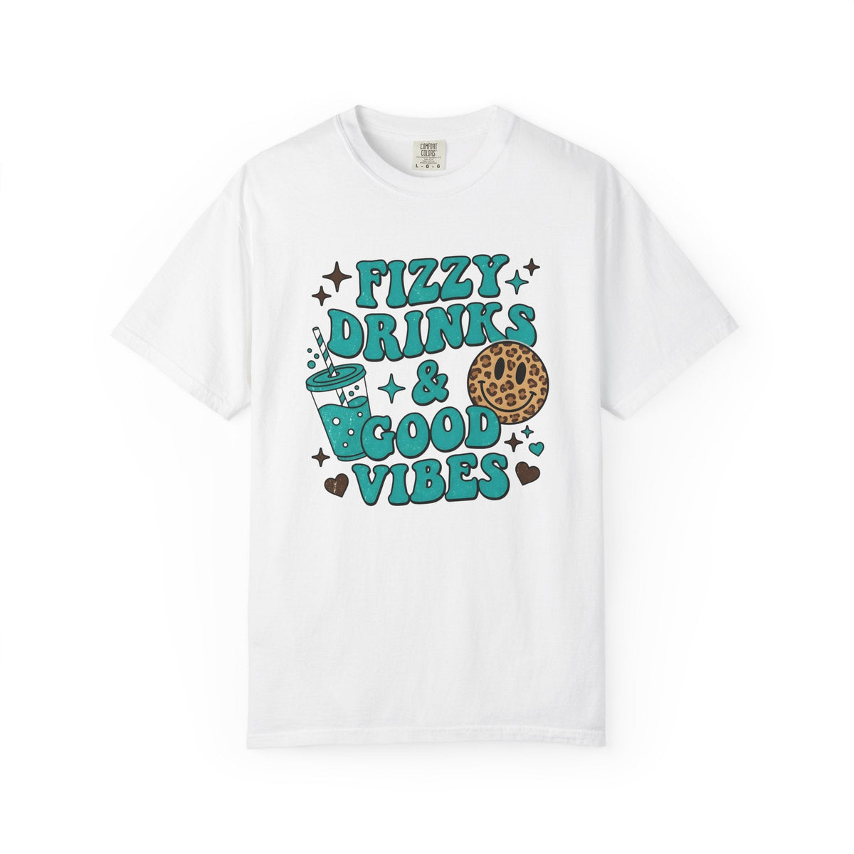 Fizzy Drink Cup Shirt Drinks Encouragement Unisex Gift Cartoon Tee Soda Cup