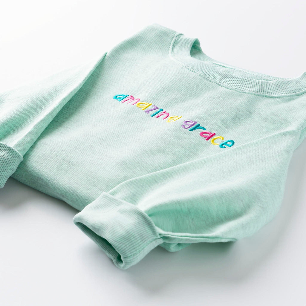 Embroidered Amazing Grace Sweatshirt