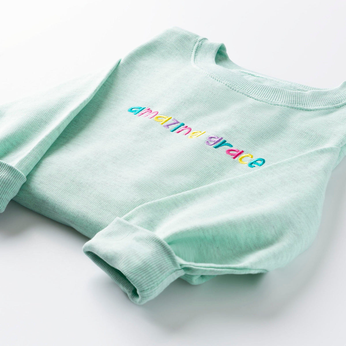 Embroidered Amazing Grace Sweatshirt