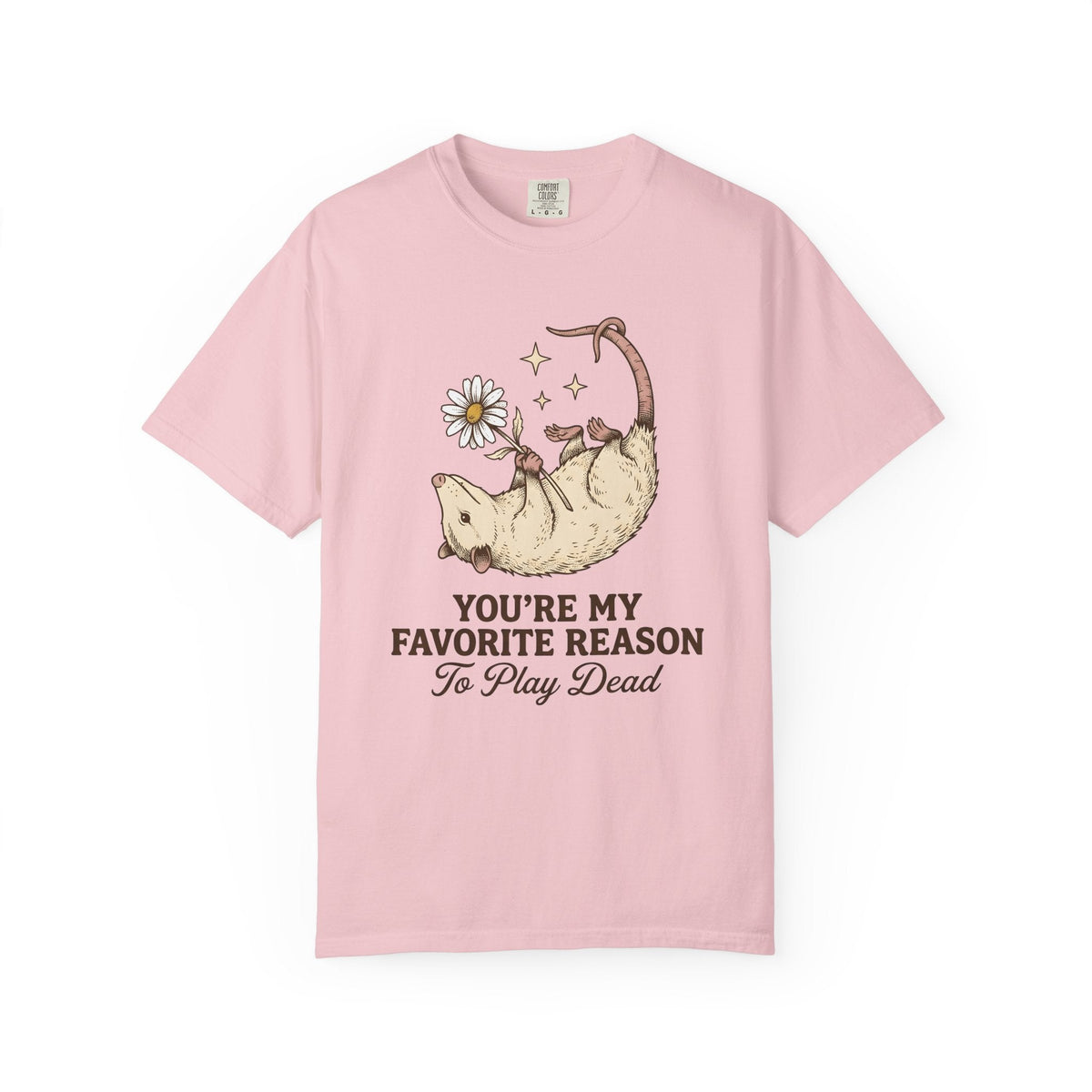 Possum Bloom Shirt Valentine Nature Unisex Gift Line Art product image 3