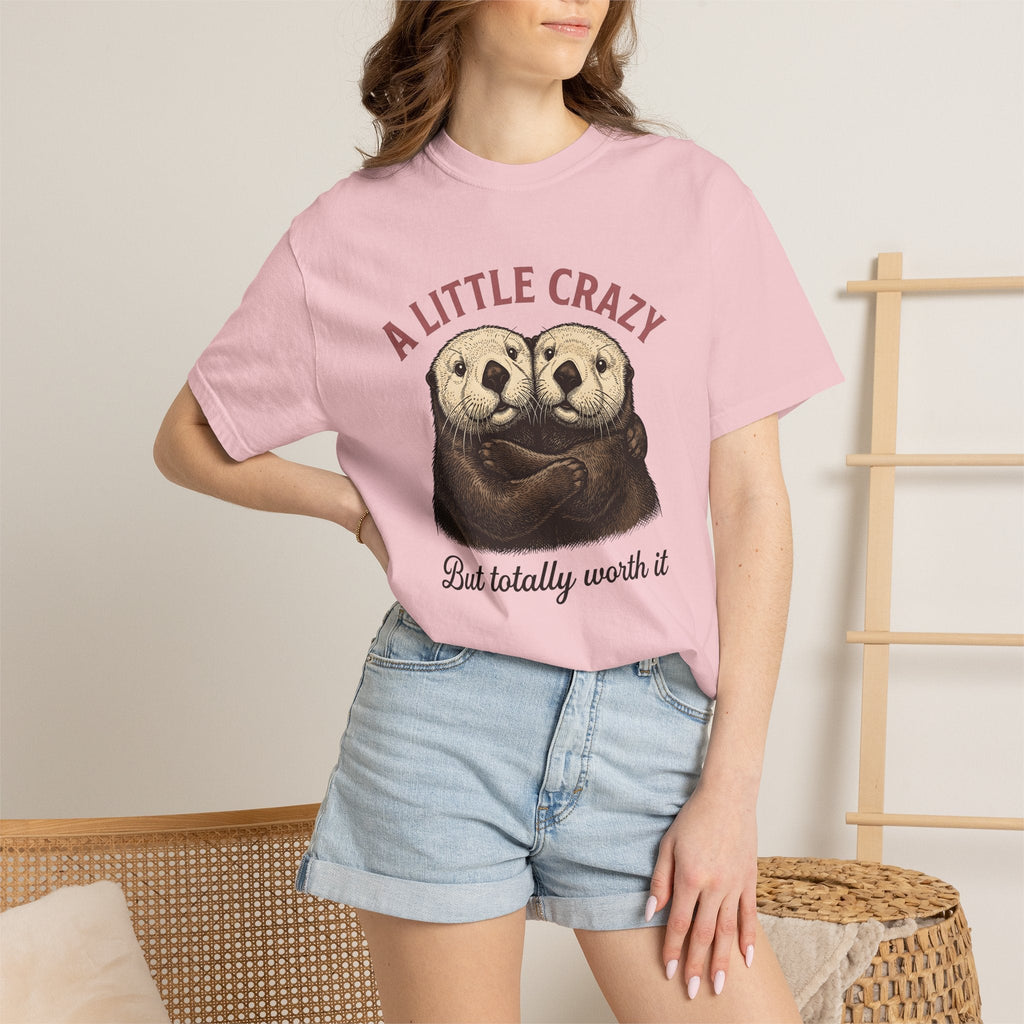 Otter Hug Shirt Funny Animal Unisex Gift Vintage Tee product image 12