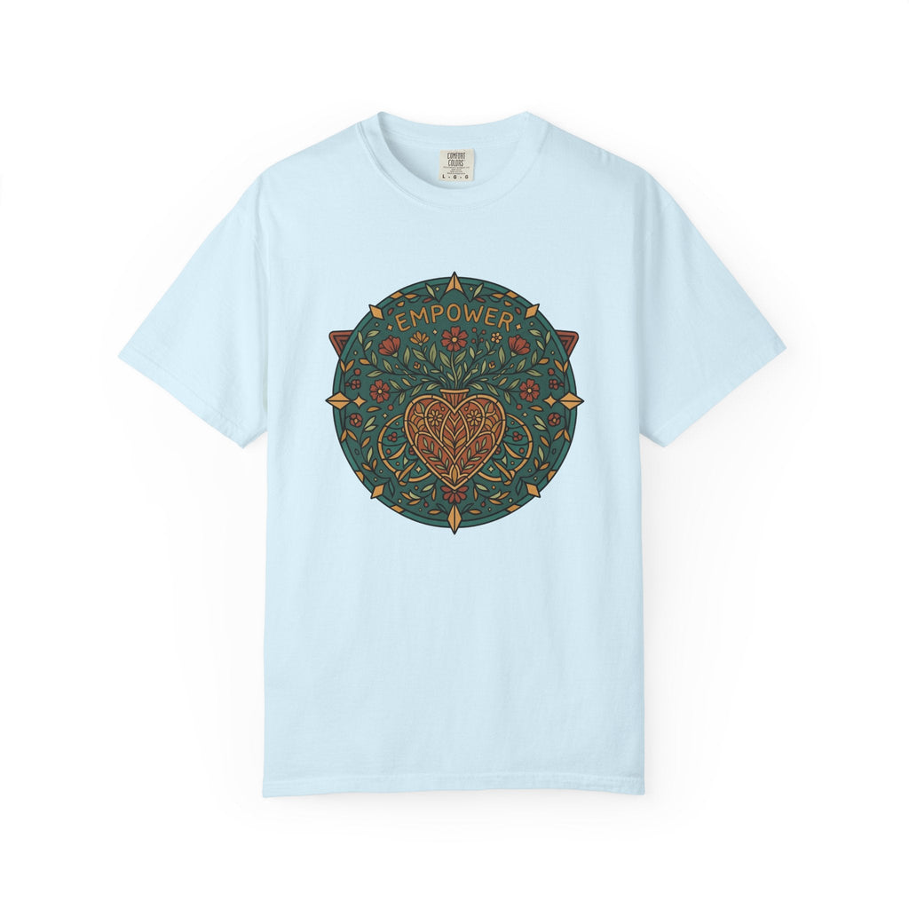 Heart Floral Mandala Shirt Boho Chic Empowerment Unisex product image 2