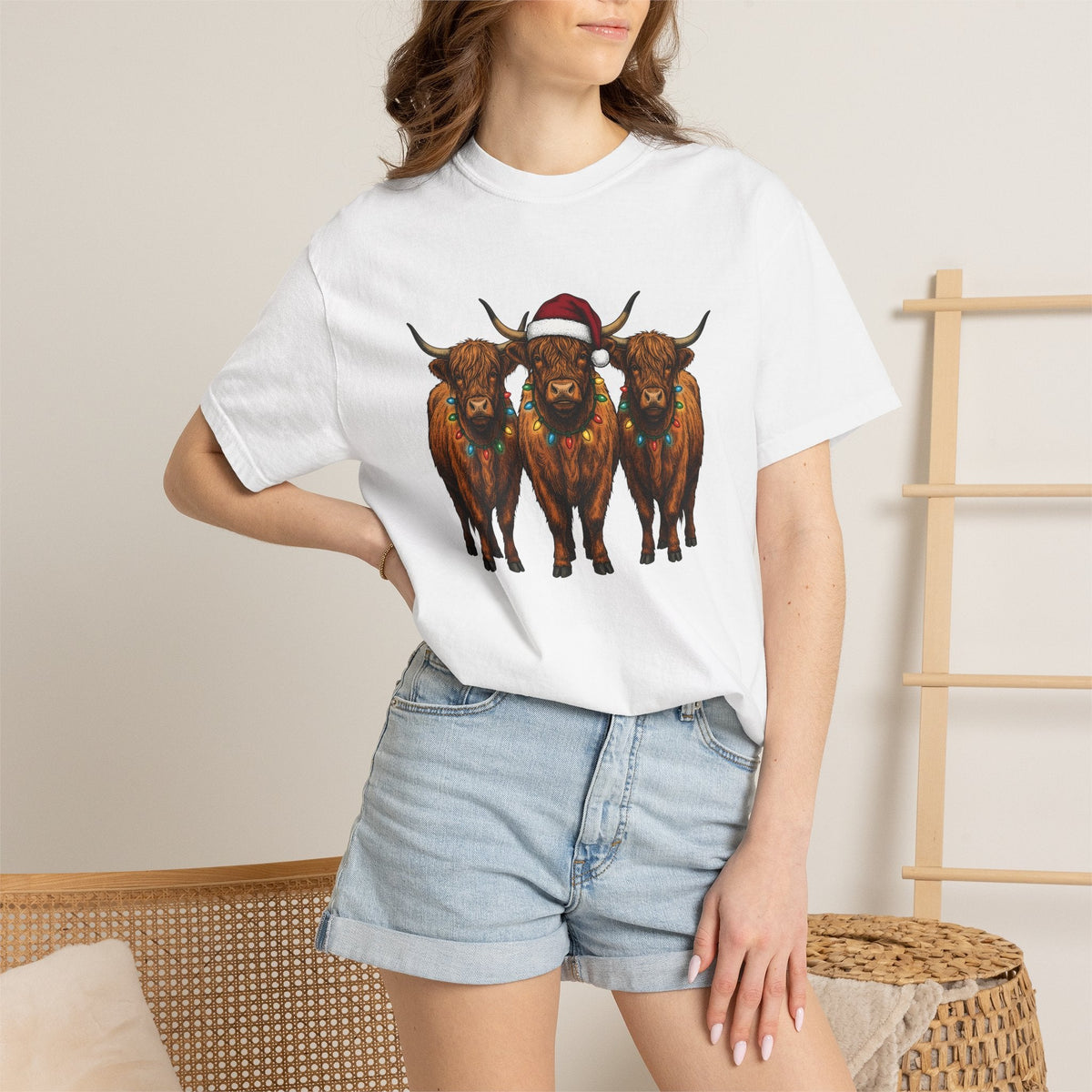 Scottish Cow Herd Shirt Christmas Livestock Unisex Gift product image 6