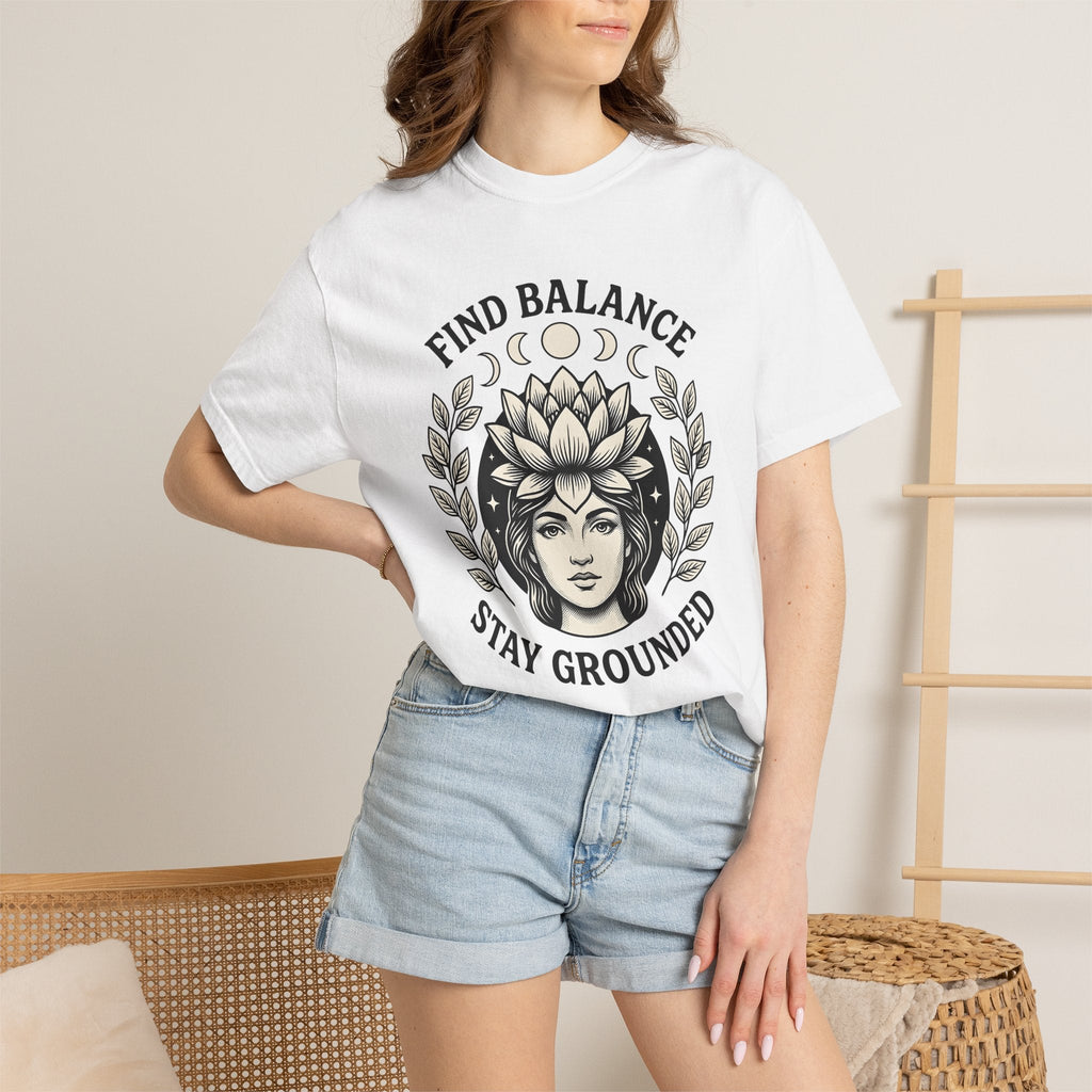 Lotus Bloom Girl Shirt Yoga Wellness Gift for Women Earthy product image 6