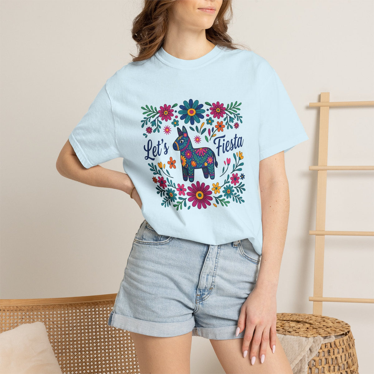 Mule Flower Shirt Fiesta Celebration Gift Women Traditional product image 9