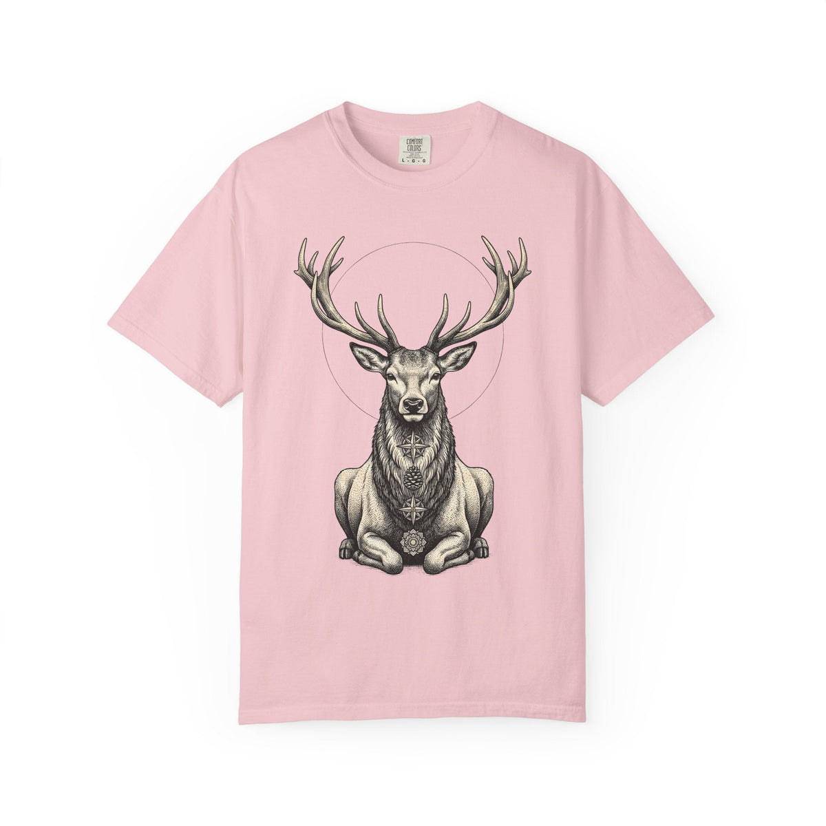 Buck Deer Modern Boho T-Shirt – Stag Wildlife Outdoors product image 3