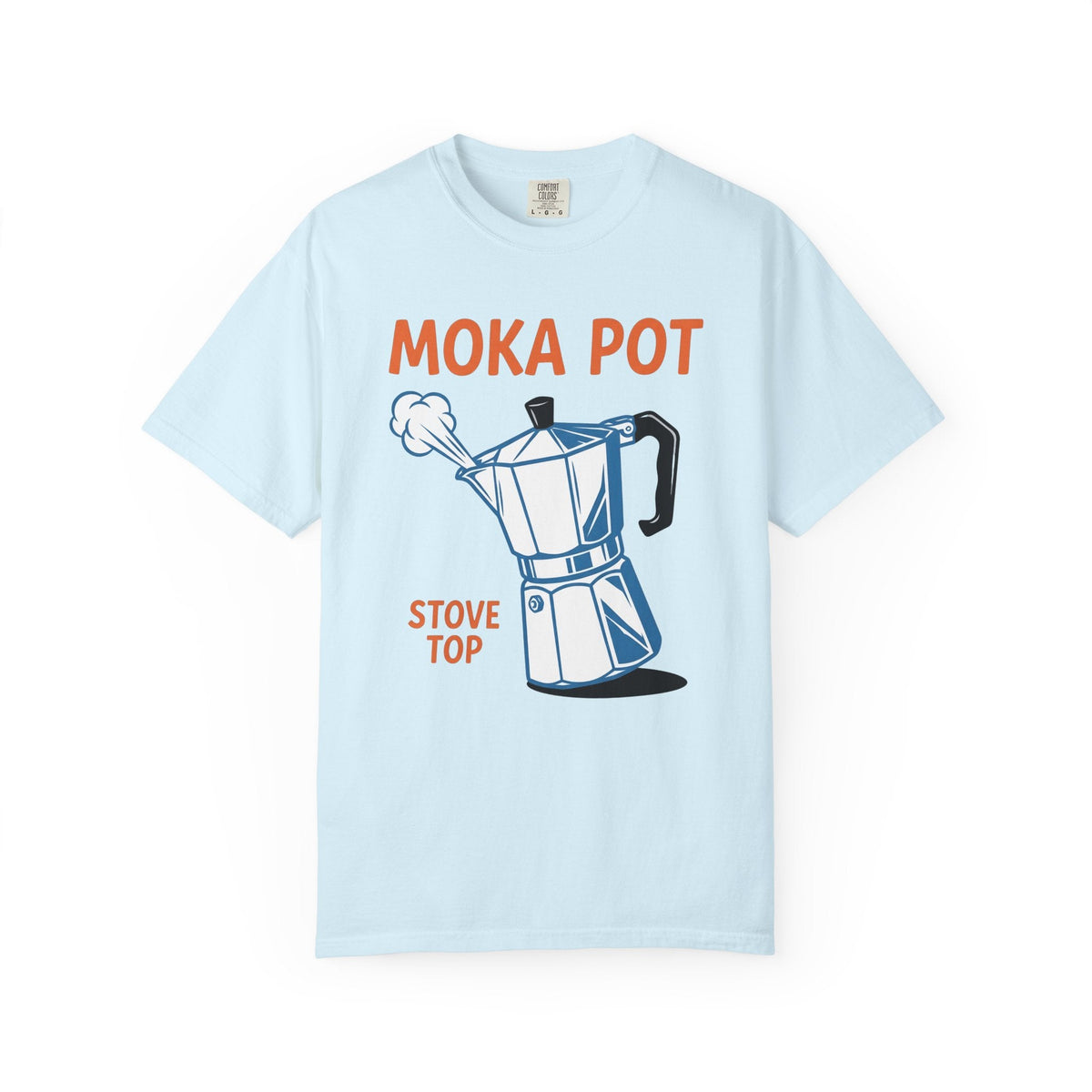 Moka Pot Shirt Coffee Kitchen Unisex Gift Line Art Tee product image 2