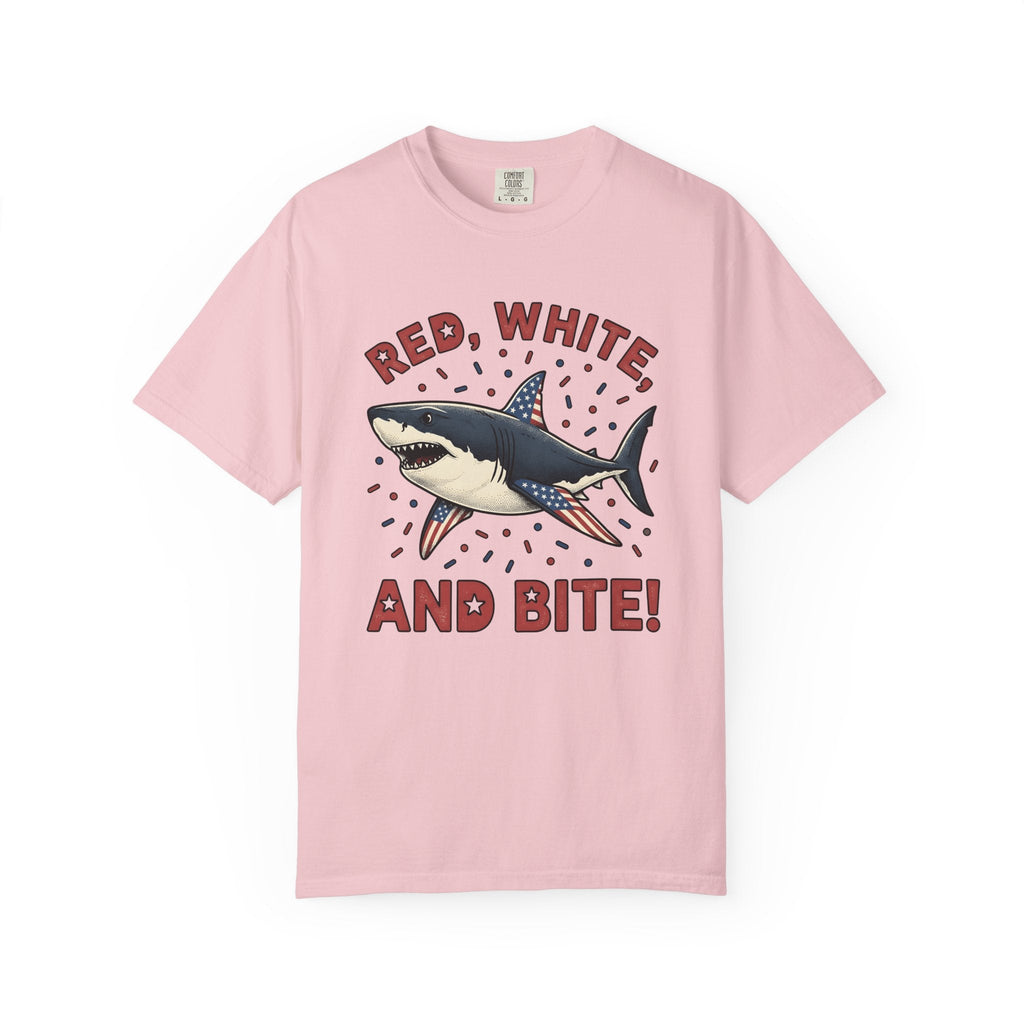 Freedom Shark Shirt 4th Of July Creatures Gift Women product image 3