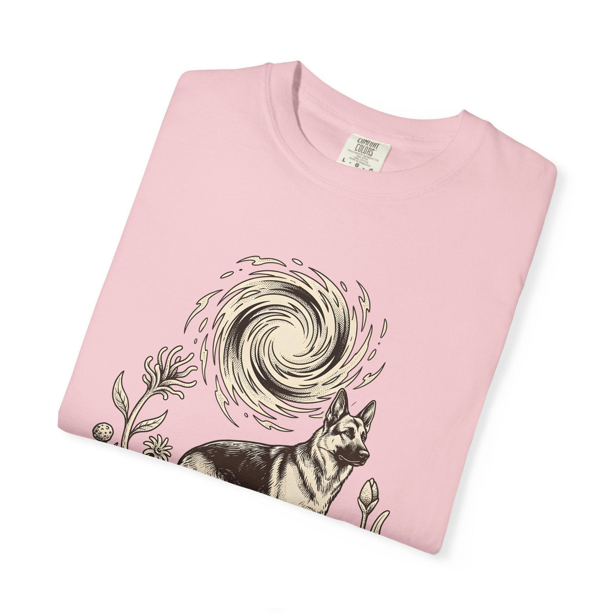 German Shepherd Puppy Shirt Dog Fauna Gift Women Cartoon product image 11