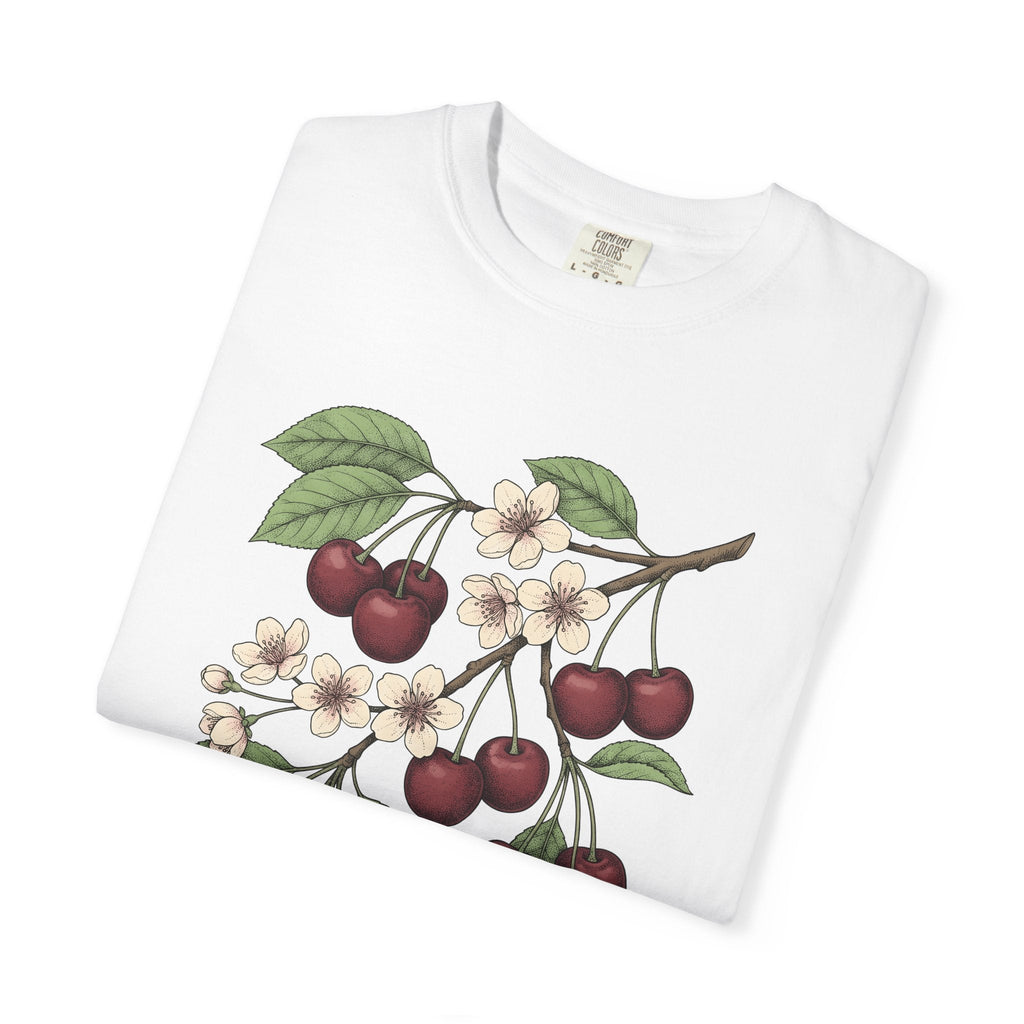 Cherry Sprig Shirt Fruit Plant Unisex Gift Garden Art Tee product image 5