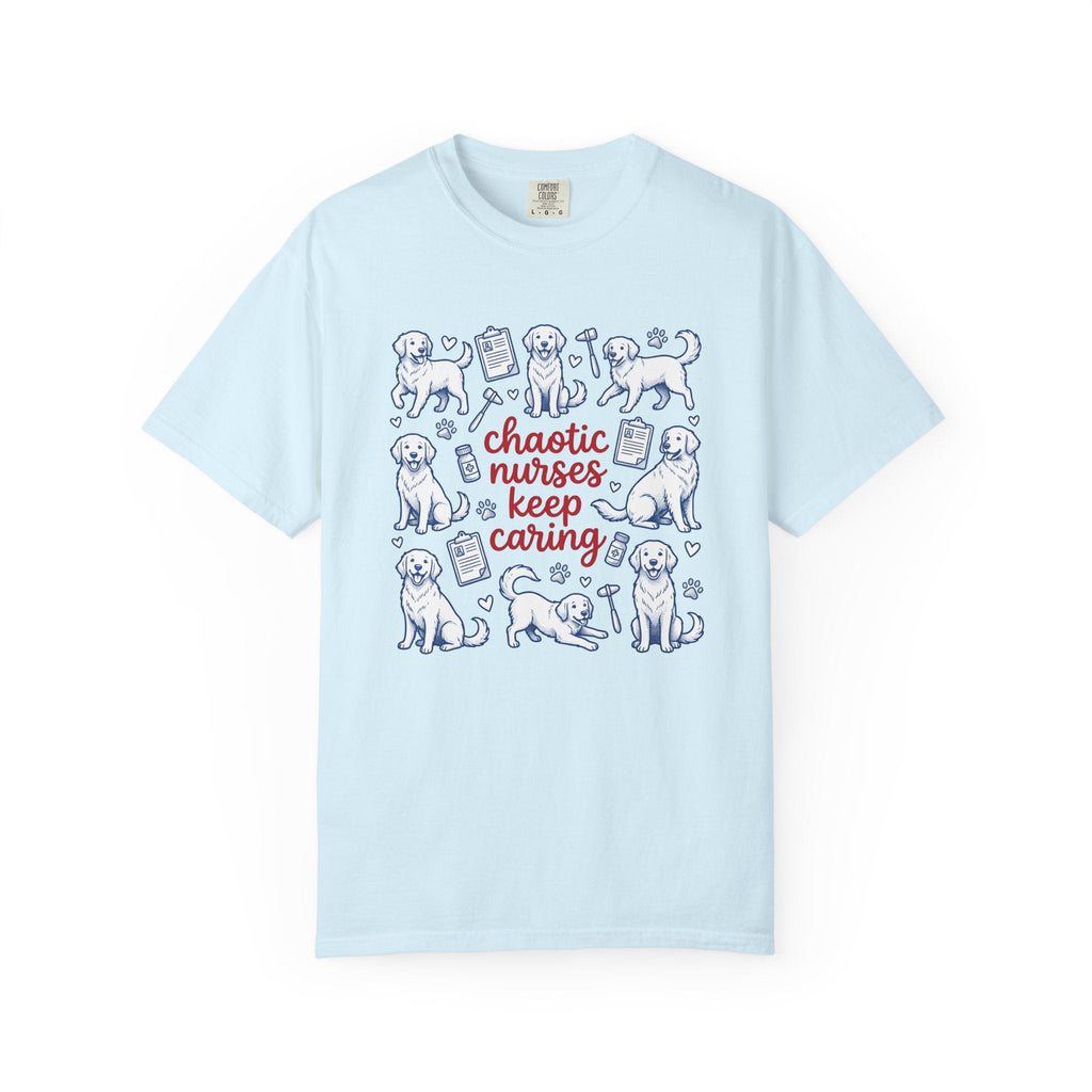 Golden Retrievers Doodle T-Shirt – Nurse Dog Lover Cartoon product image 2