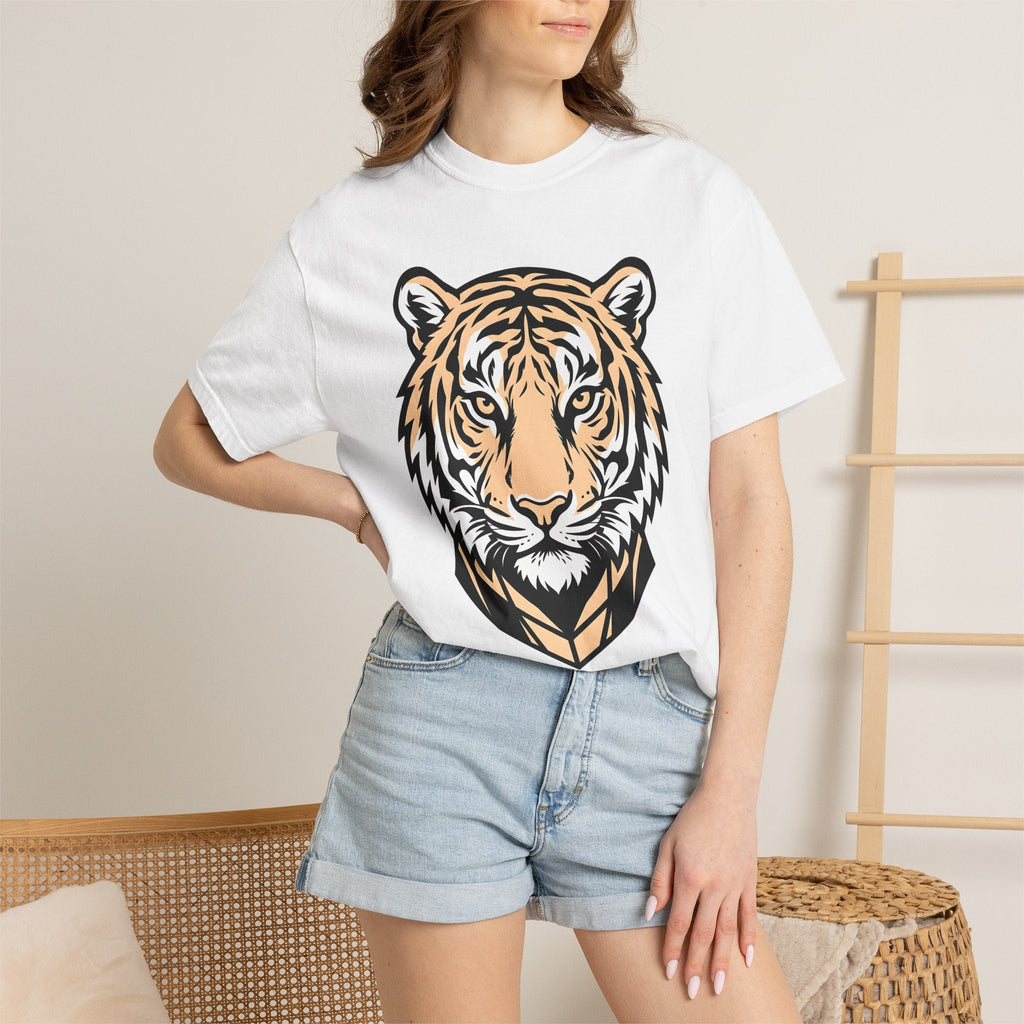 Tiger Face Shirt Animals Wildlife Gift Women Bold Graphic product image 6